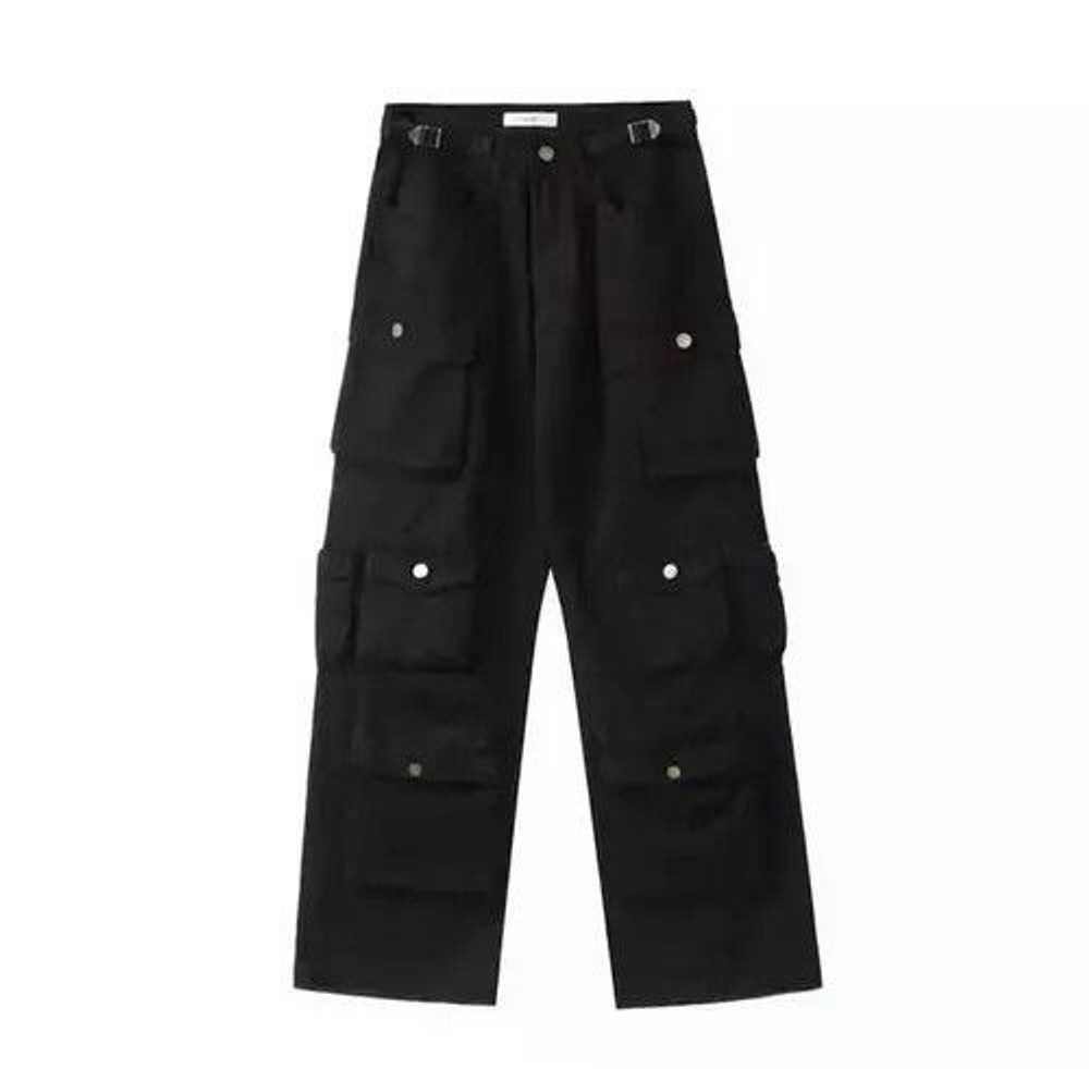 Streetwear Cargo Pants Black Utility - image 1