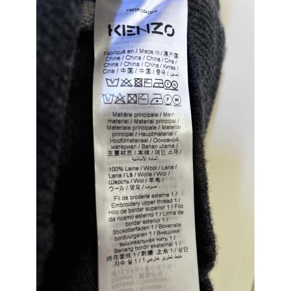 Kenzo Wool mid-length dress - image 7