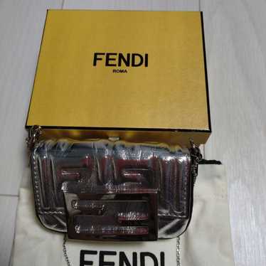 FENDI Nano Bucket Charm Silver