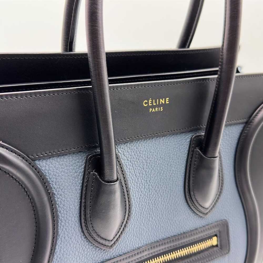 【Mint Condition】Celine Luggage Micro Shopper Navy… - image 3