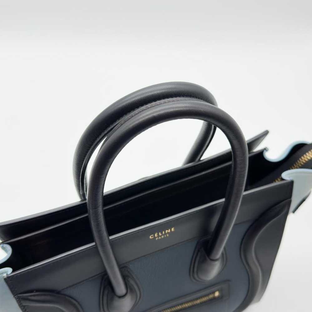 【Mint Condition】Celine Luggage Micro Shopper Navy… - image 4