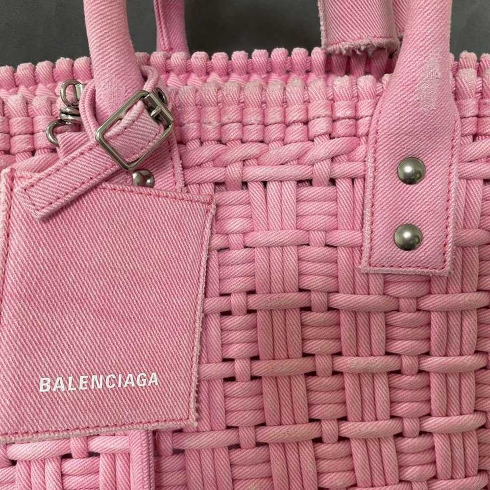 BALENCIAGA Bistrot Basket Bag Basket Bag XS Pink - image 5