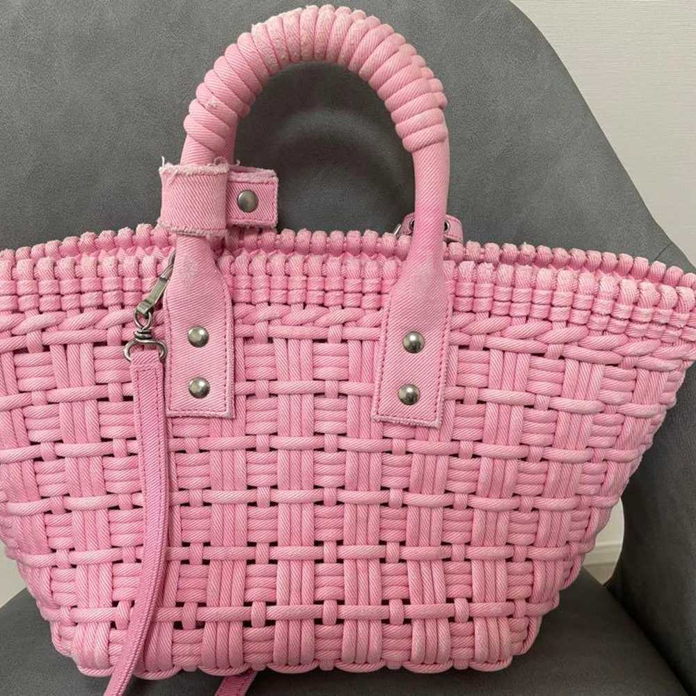 BALENCIAGA Bistrot Basket Bag Basket Bag XS Pink - image 7