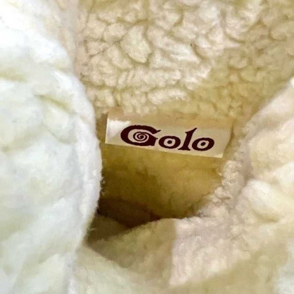 Golo Vintage Black Nylon/shearling Waterproof Boo… - image 9