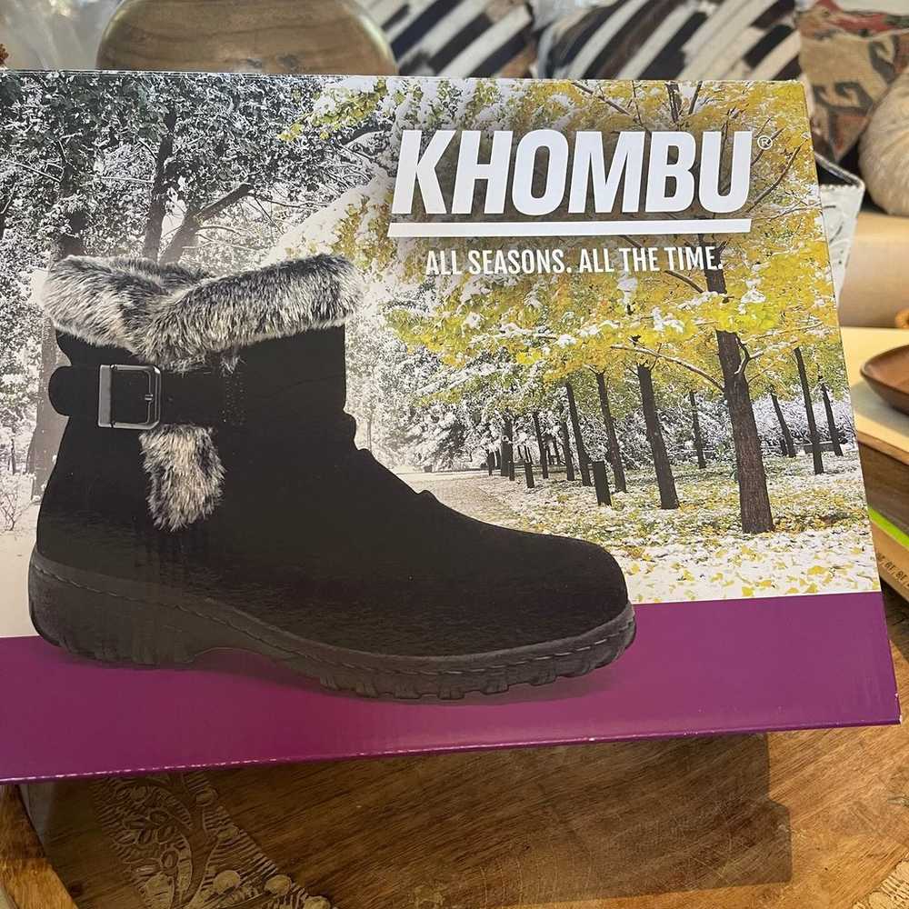 Khombu  Lindsey black suede boots 8 - image 3