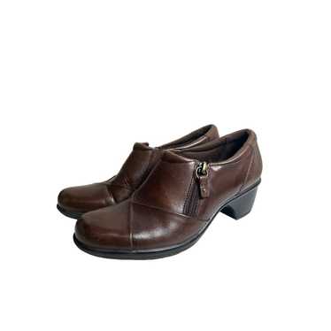 Clarks Bendables Women’s Brown Leather Wish Hope … - image 1