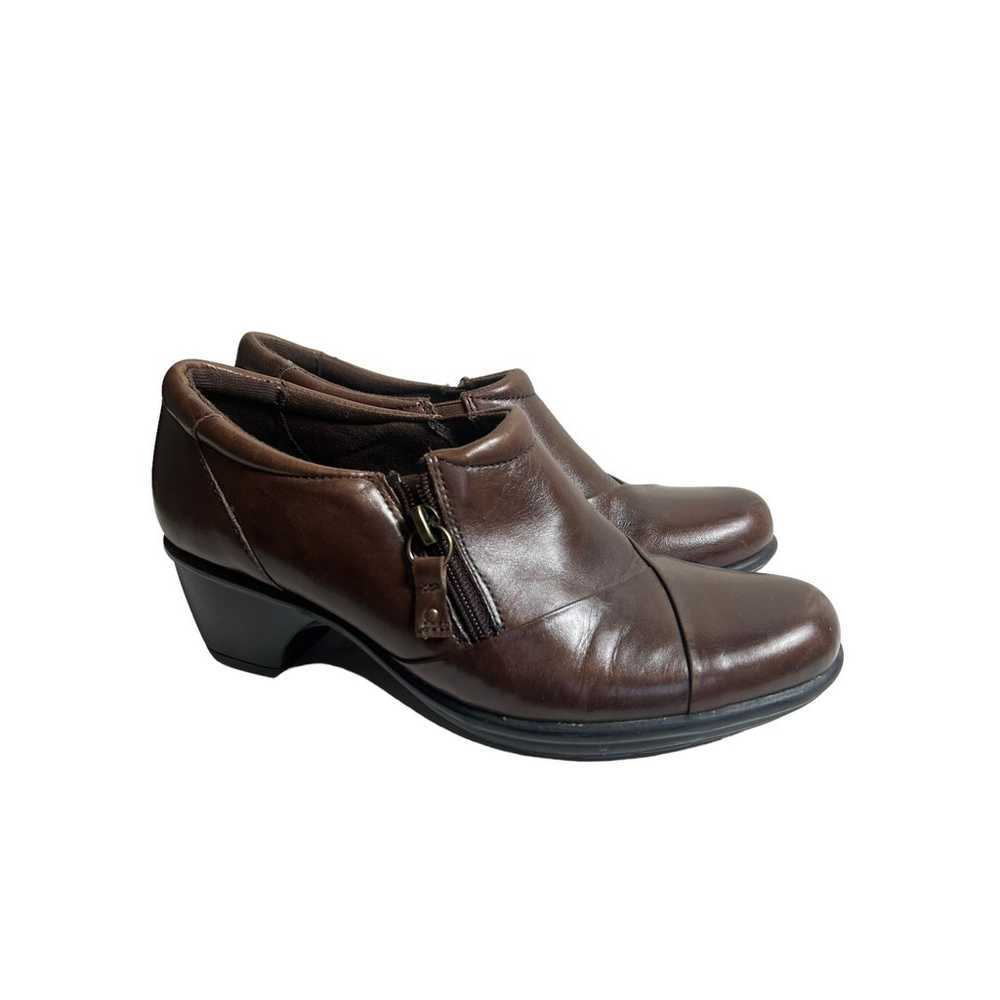 Clarks Bendables Women’s Brown Leather Wish Hope … - image 3