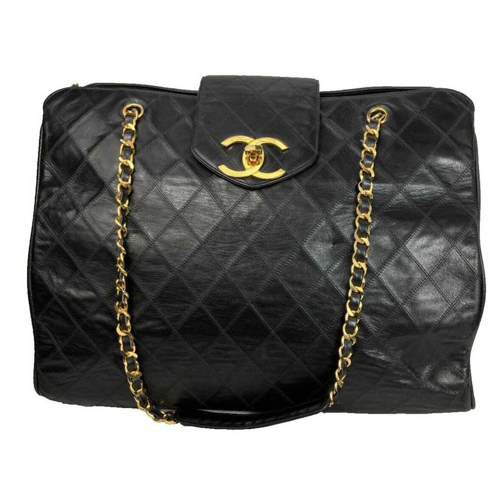 Chanel Leather travel bag - image 10