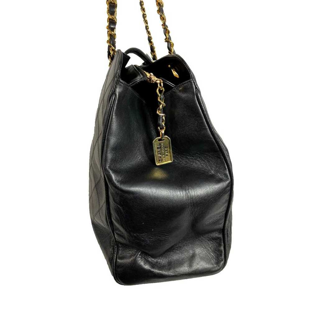 Chanel Leather travel bag - image 11