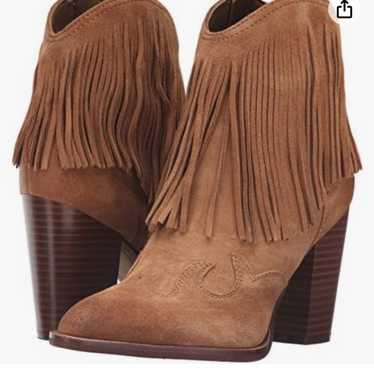 Fringe Sam Edelman suede booties