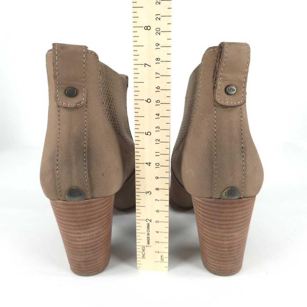 UGG Ankle Cobie Nubuck Leather Heel Chelsea Booti… - image 4