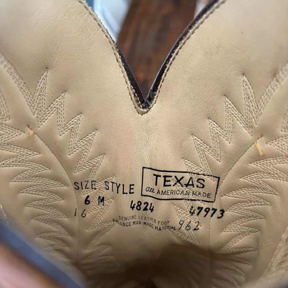 Texas All American Vintage Cowboy boots - image 6