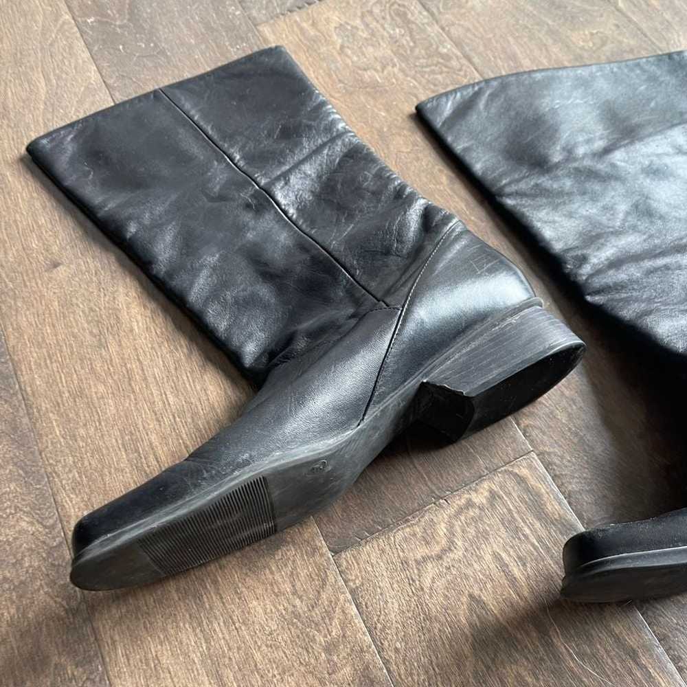 Vintage Black Leather Studio Works Boots - image 4