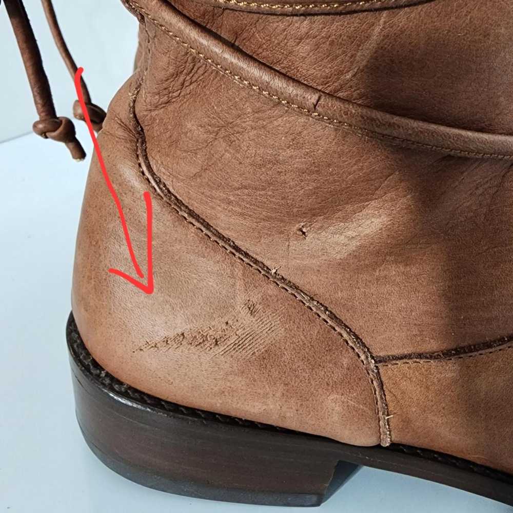 939 Joan & David Brown Back Lace Up Boots Women S… - image 8