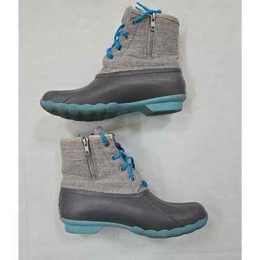 Sperry Top-Sider Boot Womens 9M Gray Waterproof R… - image 1