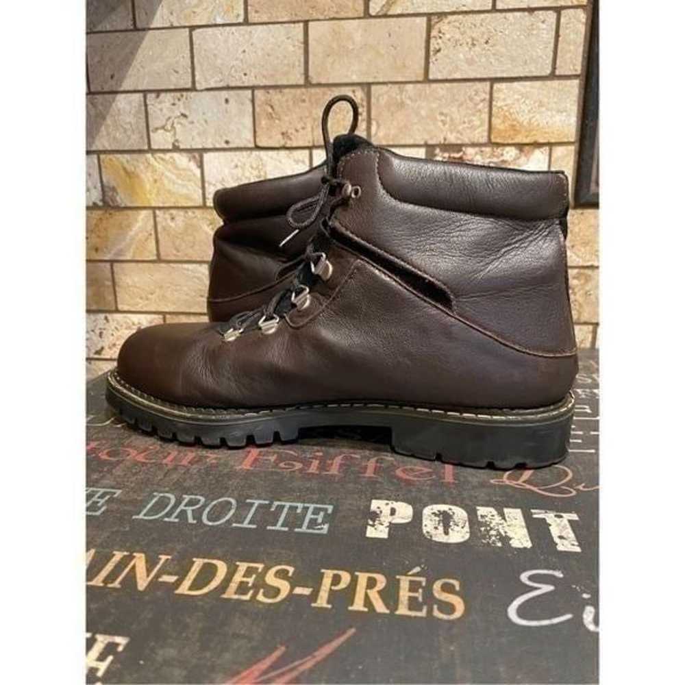 Vintage Sorel Brown Leather Hiking Boots 10 - image 3