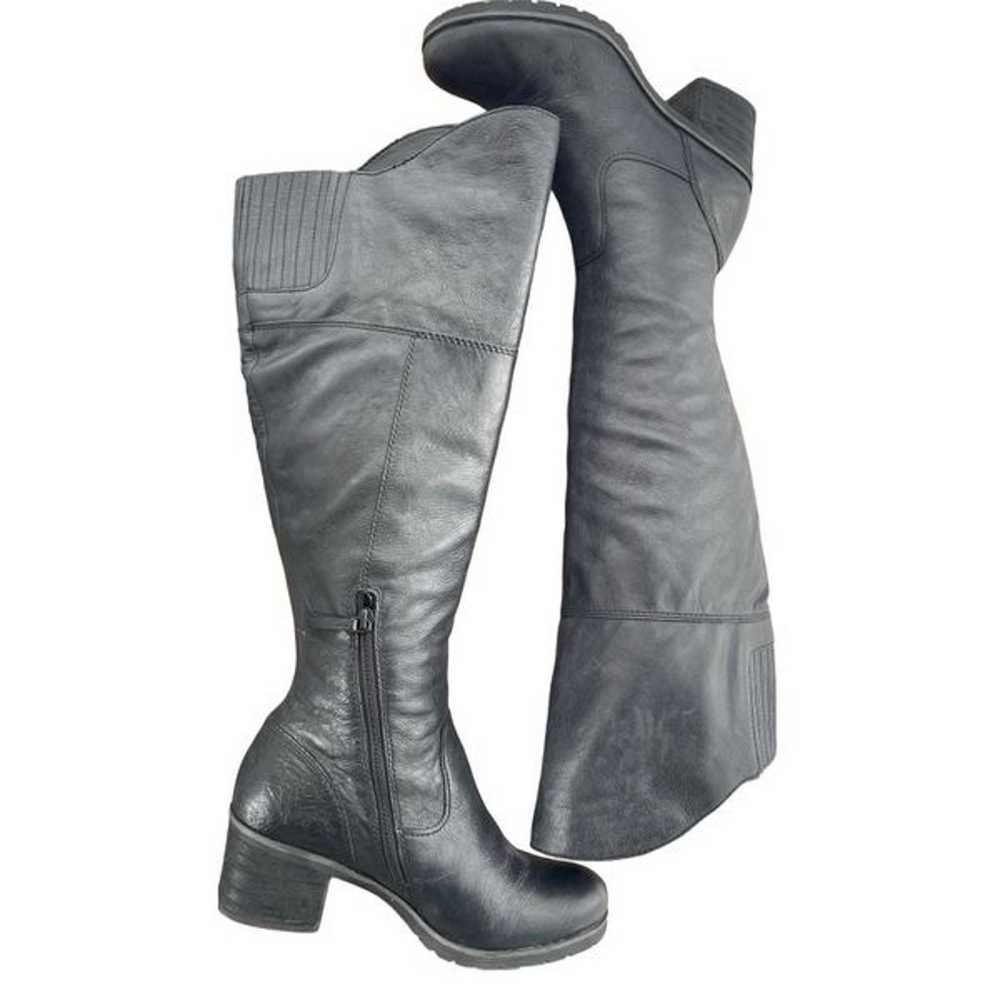 Naya Leather Minerve Wide Calf Knee Boots Size 8.5 - image 2