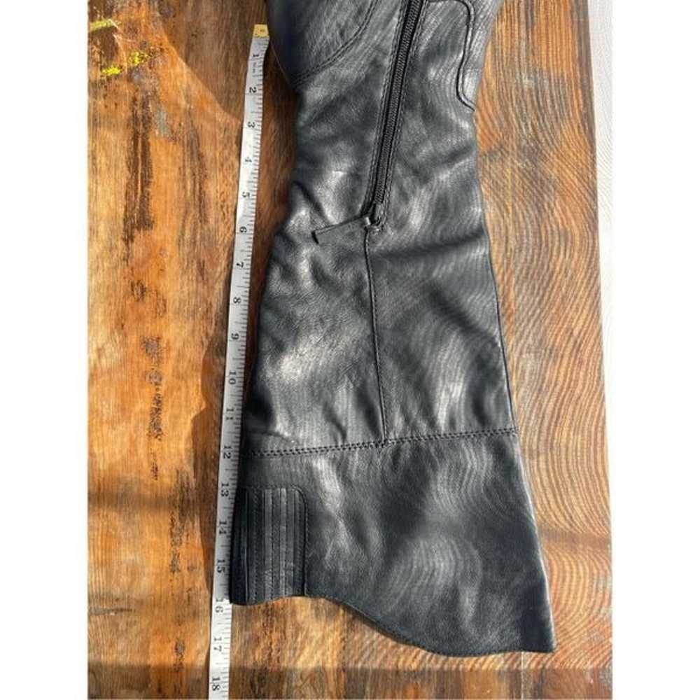 Naya Leather Minerve Wide Calf Knee Boots Size 8.5 - image 4