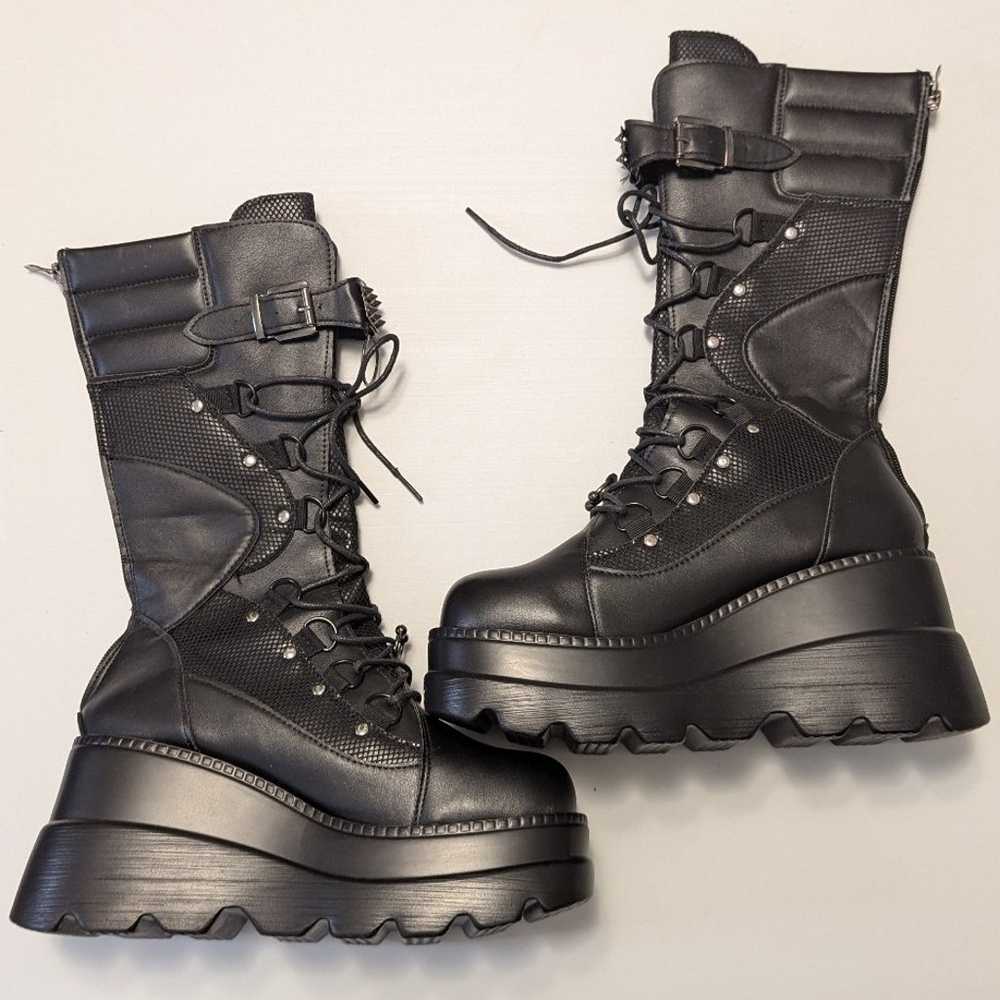 combat platform boots - image 1