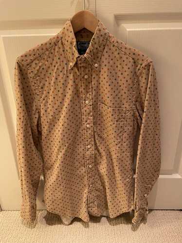 Gitman Bros. Vintage Corduroy Polka Dot Shirt