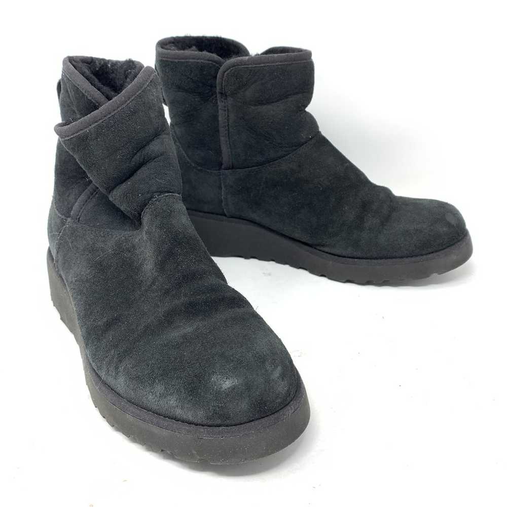 UGG Kristin Wedge Boot Women's Size 6.5 Black Sue… - image 3