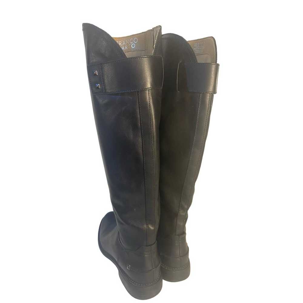 Franco Sarto Henrietta Tall Knee High Black Leath… - image 3