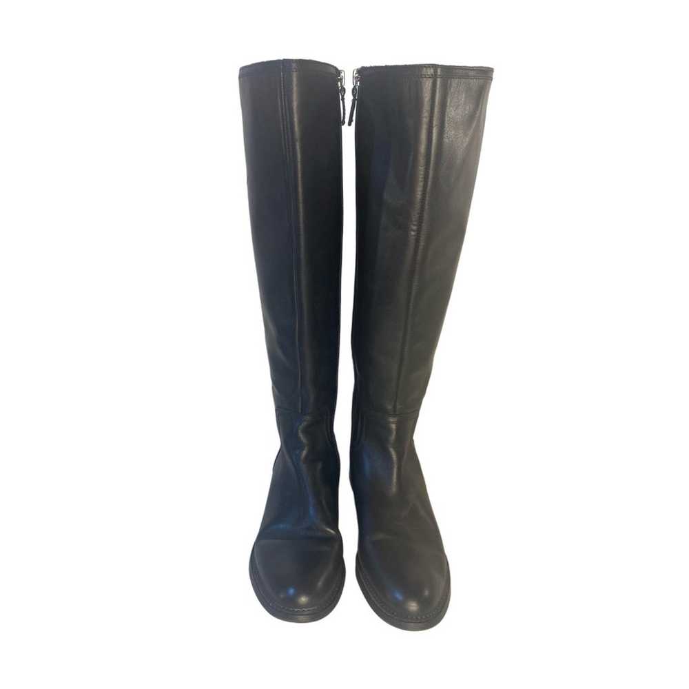 Franco Sarto Henrietta Tall Knee High Black Leath… - image 6