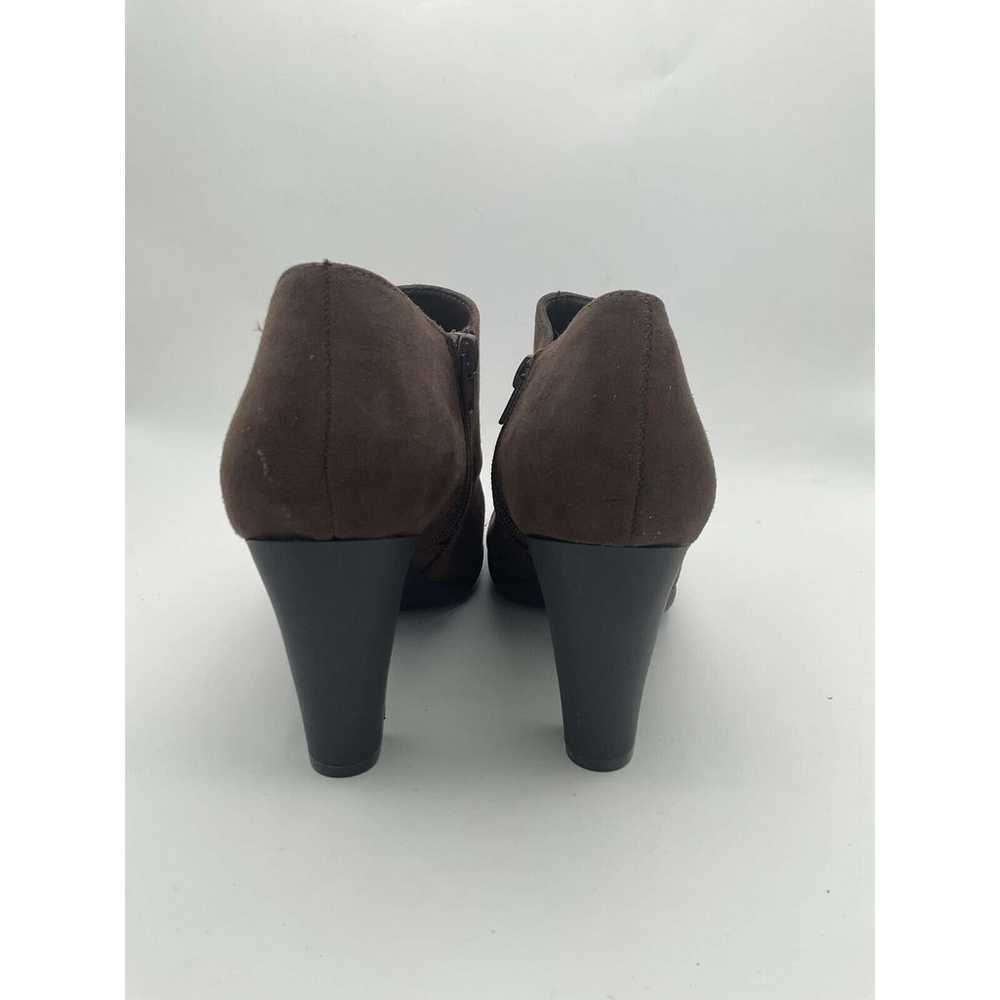 Anne Klein, Women's Brown Suede High Heel Ankle B… - image 3