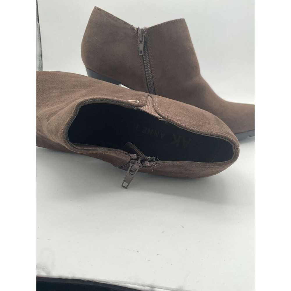 Anne Klein, Women's Brown Suede High Heel Ankle B… - image 4