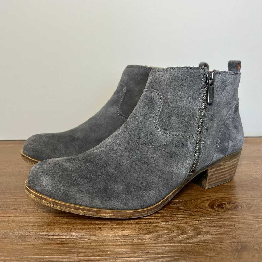 LUCKY BRAND Betwixt Suede Leather Gray Ankle Boot… - image 2