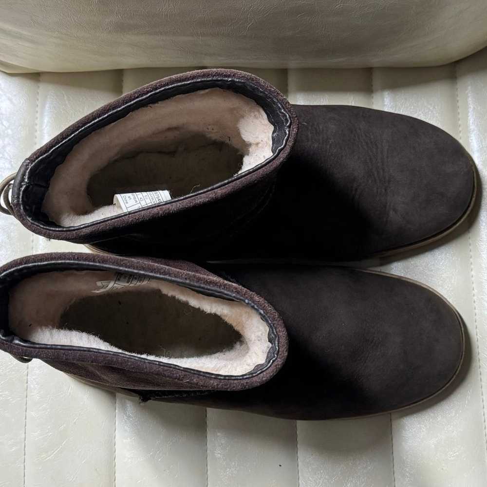 UGG Women Size 9 Brown Nubuck Leather Waterproof … - image 11