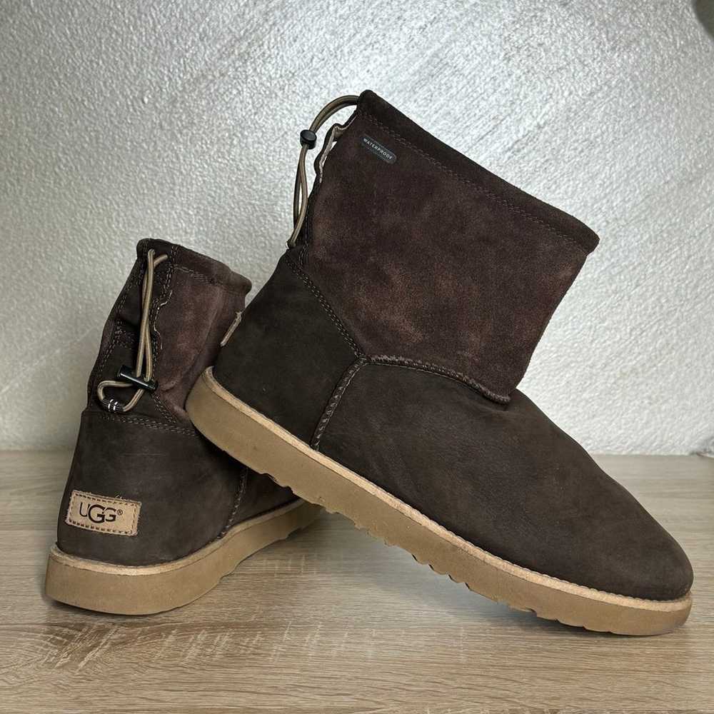 UGG Women Size 9 Brown Nubuck Leather Waterproof … - image 12