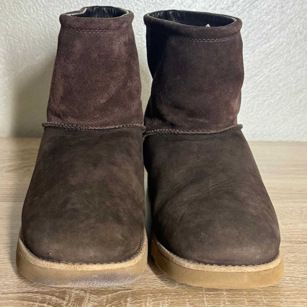 UGG Women Size 9 Brown Nubuck Leather Waterproof … - image 5