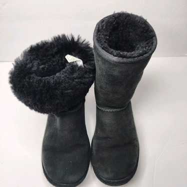 UGG Australia Classic Short Black Suede Sheepskin… - image 1