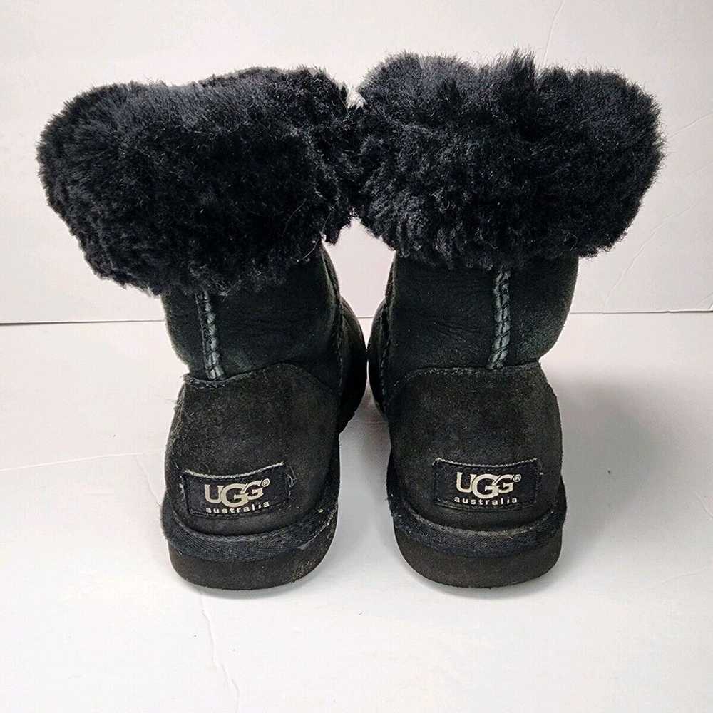 UGG Australia Classic Short Black Suede Sheepskin… - image 4