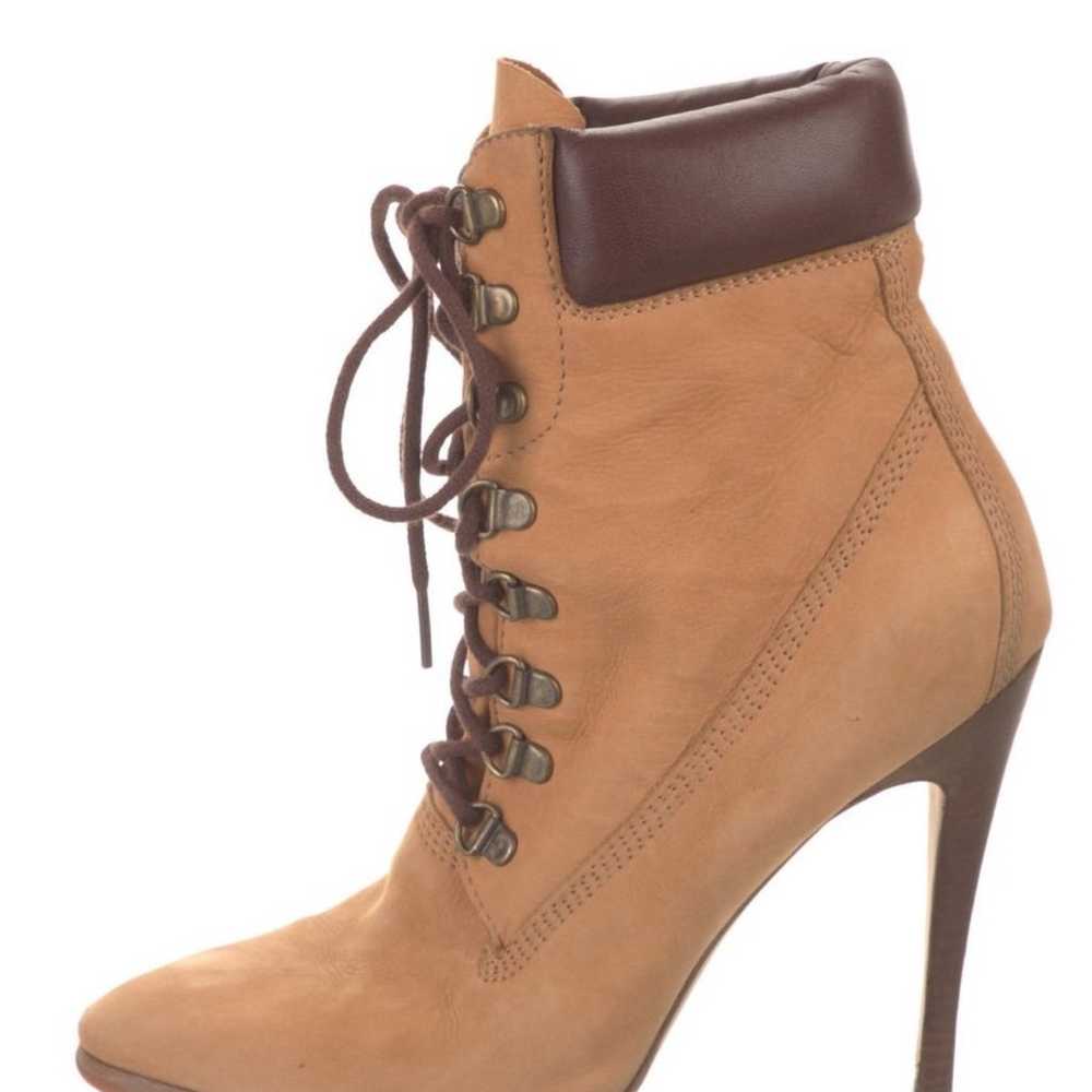 Manolo Blahnik vintage laceup Boots size 36 - image 1