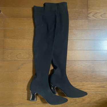 Knee-high boots.