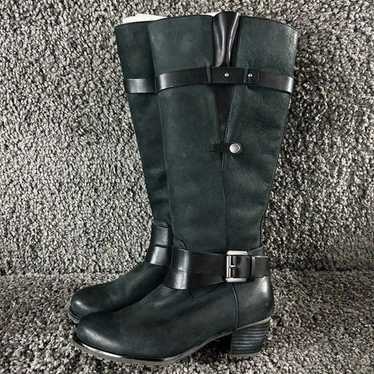 Blondo Waterproof Tall Boot Womens 8.5 Black Leat… - image 1