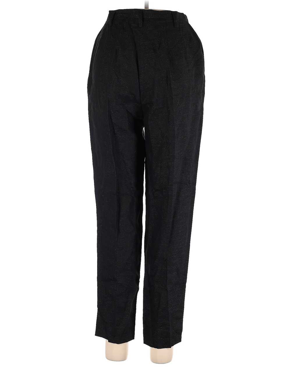 Linda Allard Ellen Tracy Women Black Linen Pants … - image 2