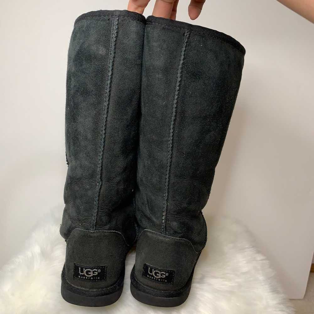 UGG Classic Tall Black Women's Boot Shoes size 8 - image 7