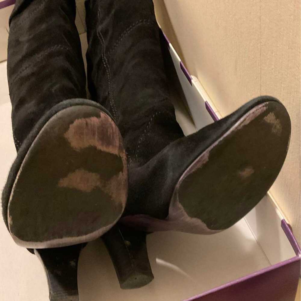 Boots, suede, black. - image 9