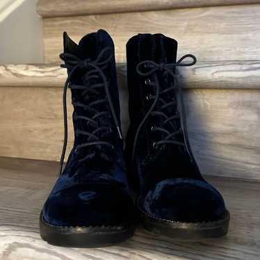 Kendall and Kylie Velvet Boots