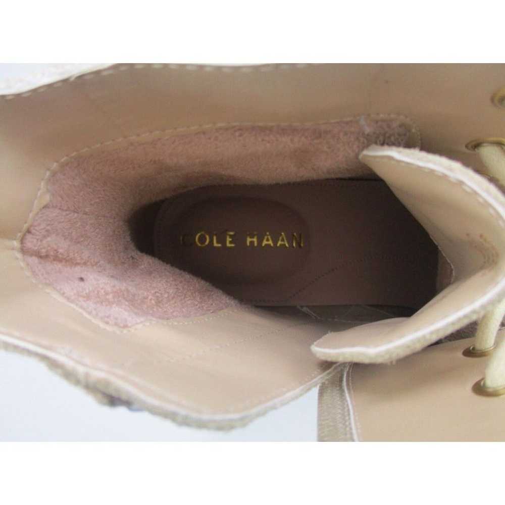 Cole Haan Womens Camea  Beige Combat & Lace-up Zi… - image 5