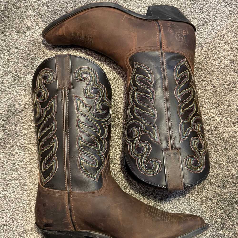 Women’s Double H Cowgirl Boots Size 11 M DH5211 B… - image 4