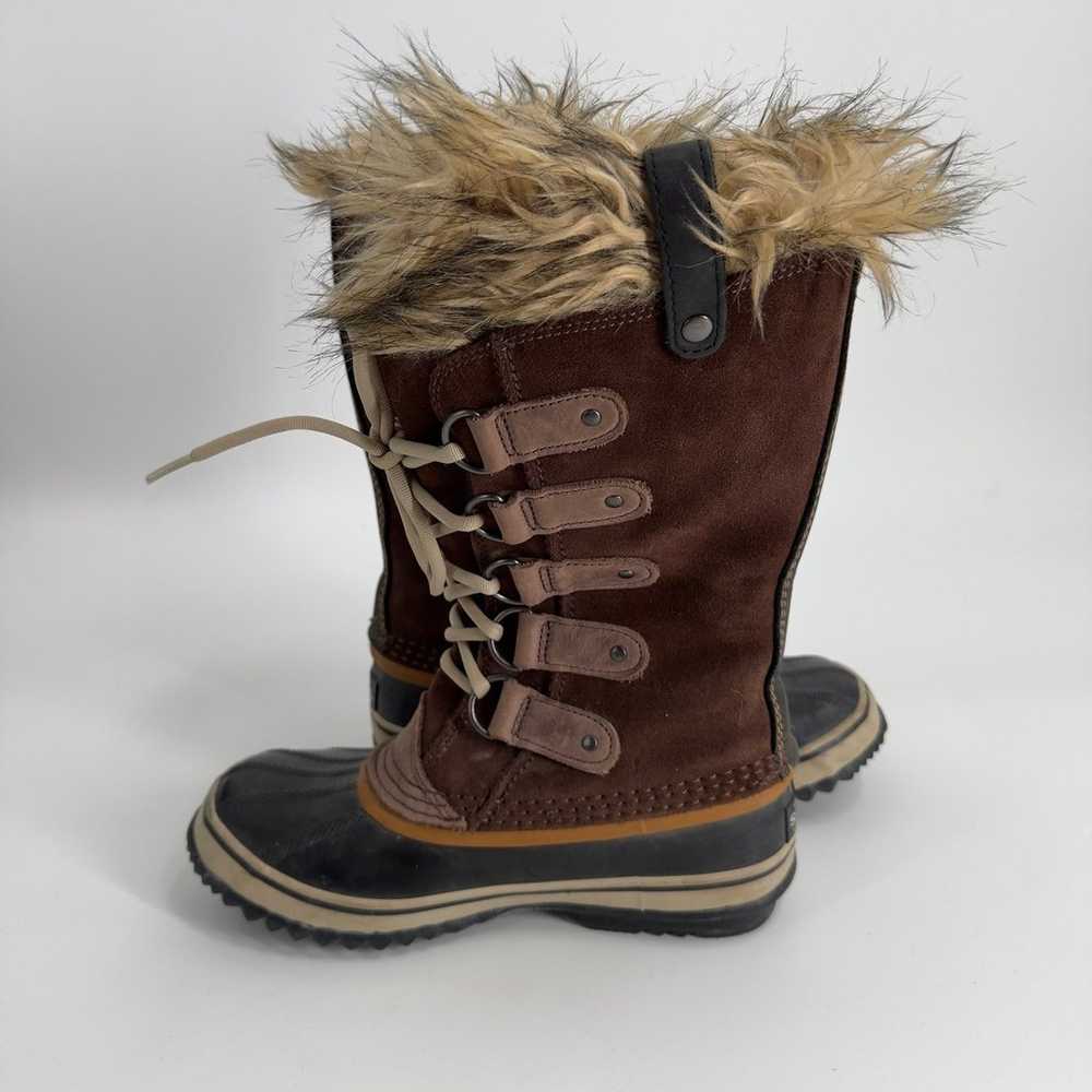 Sorel Joan of Arctic Snow Brown Waterproof Leathe… - image 4