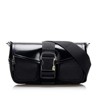 Prada Re-Nylon leather crossbody bag