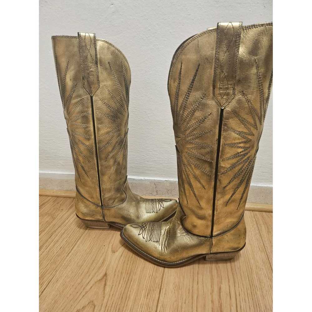 Golden Goose Wish Star leather cowboy boots - image 2