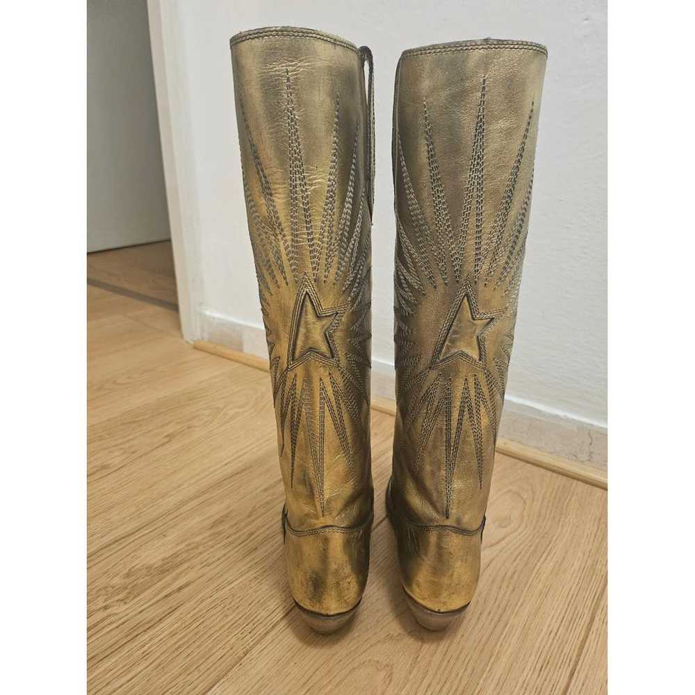 Golden Goose Wish Star leather cowboy boots - image 3