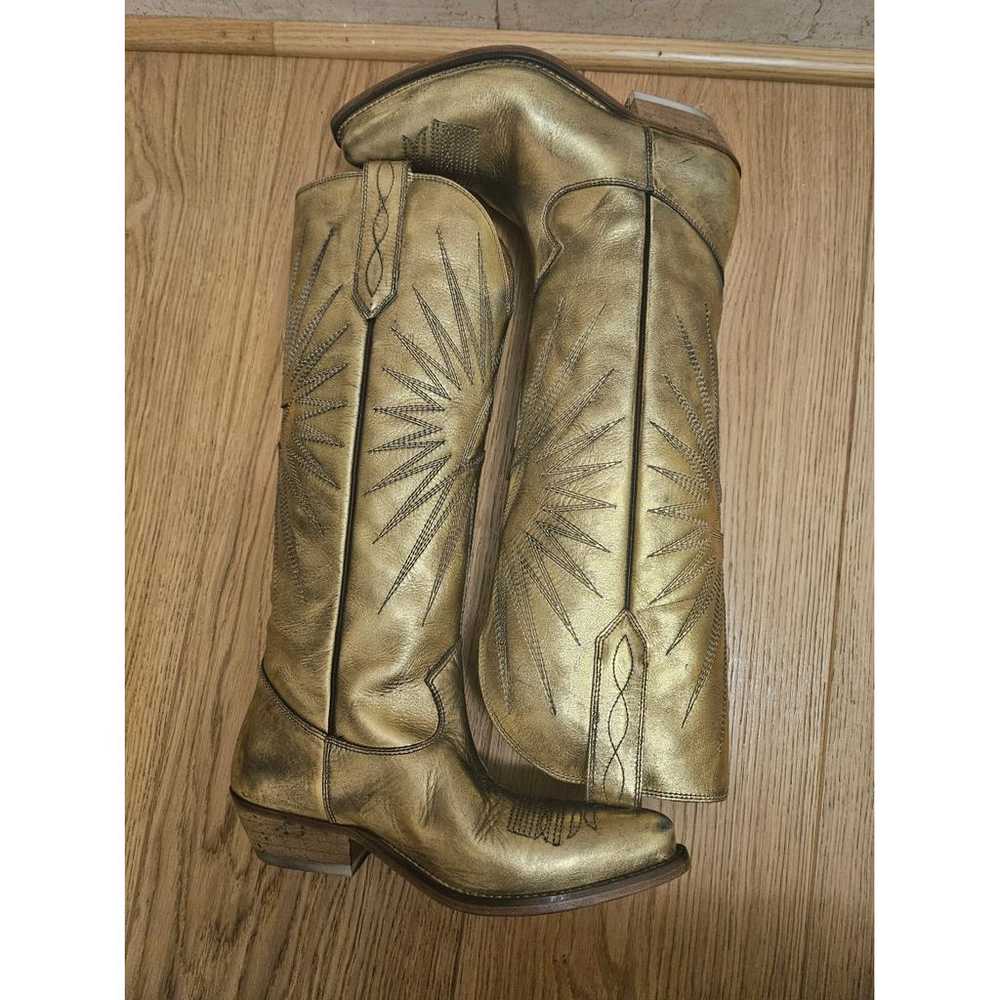 Golden Goose Wish Star leather cowboy boots - image 6