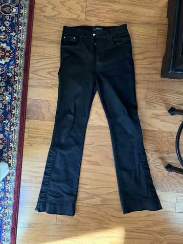 Amiri Black Stacked Jeans